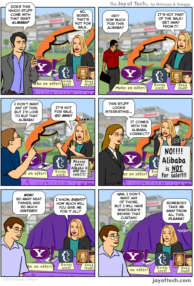 Marissa Mayer has a yard sale!